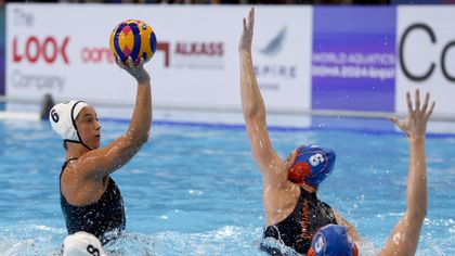 WK Zwemmen | Nederlandse waterpolodames verliezen eerste groepswedstrijd van Verenigde Staten