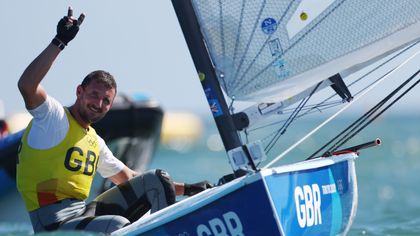 'We own it' - Scott reacts to winning gold for GB in Finn class