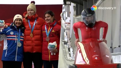 Første danske guldmedalje ved vinter-OL nogensinde - Se Maja Voigt vinde i bobslæde ved ungdoms-OL