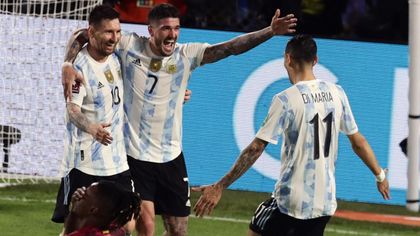 Gala von Messi und Di María: Argentinien schlägt Venezuela