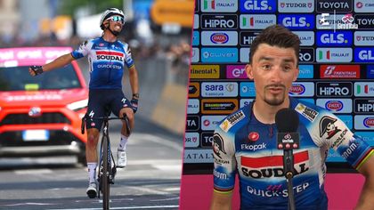 ”Det var min drøm at vinde en etape i Giroen” - Alaphilippe lykkelig over første Giro-etapesejr