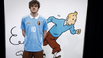 La Belgique révèle un maillot en hommage à Tintin