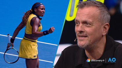 Thomas Skouboe reagerer på Coco Gauff-sejr i kvartfinale: Hun var i kæmpe problemer