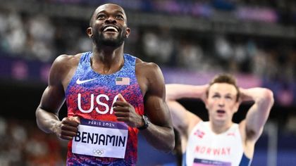 Benjamin claims gold in men's 400m hurdles, Diaz Fortun wins triple jump