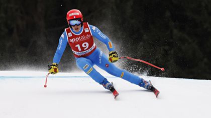 Brignone and Huetter share victory in Garmisch Super G