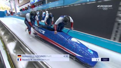 Mise en route difficile pour l'équipage français en bobsleigh à quatre