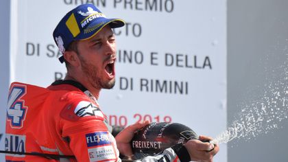 Dovizioso takes Misano win, Lorenzo crashes