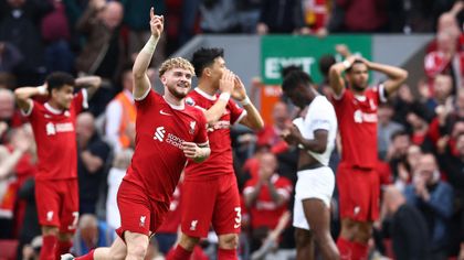 Liverpool hit four to sink Spurs at Anfield