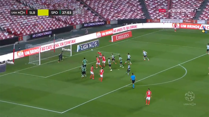 Liga NOS, Benfica-Sporting: Gol de delantero puro de Seferovic