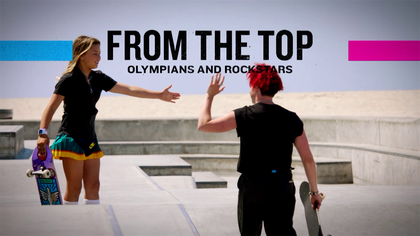 ¿Skateboard y Rock? La medallista Sky Brown y el cantante YUNGBLUD cambian sus papeles