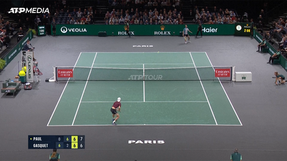 Skrót meczu 1. rundy turnieju Paris Masters Paul - Gasquet