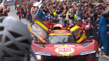 Haie d'honneur pour la Ferrari n°50 : les Rouges savourent leur victoire
