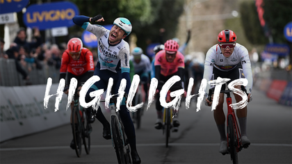 Bauhaus times it right as Philipsen crashes in Tirreno-Adriatico Stage 3 - Highlights
