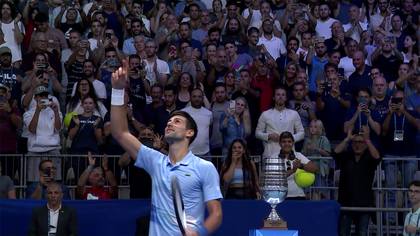 Un peu de tension mais pas d'accroc pour Djokovic : revivez sa victoire en vidéo