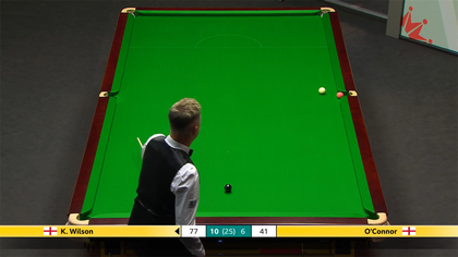 'Nicely done!' - Wilson plays off two cushions before potting pink