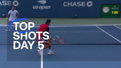 US Open | Dit zijn de vijf mooiste punten van dag 5