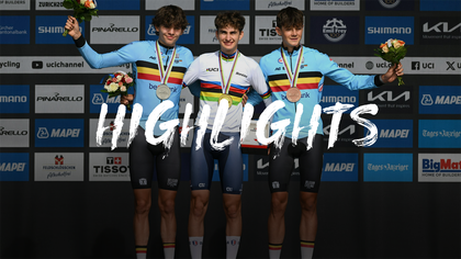 Highlights: Romeo produces stunning ride to claim under-23 men's time trial world title