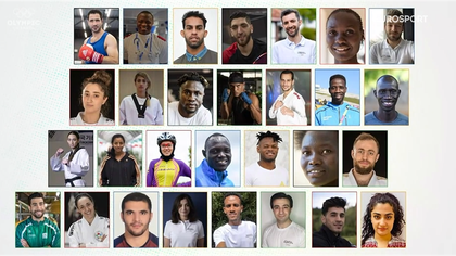 Disse skal representere flyktninglaget under OL i Tokyo