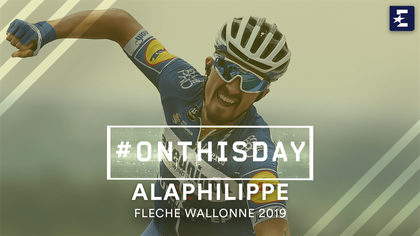 #OnThisDay: Julian Alaphilippe takes victory at La Flèche Wallonne