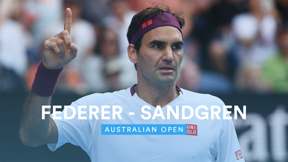 Avustralya Açık Çeyrek Finali: Tennys Sandgren - Roger Federer (Özet)
