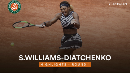 Roland Garros: S.Williams-Diatchenko 2-6 6-1 6-0, gli highlights