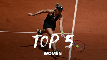 Top five women's shots at the French Open