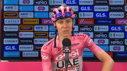 Pogacar : "Je voulais terminer le Giro dans un bon esprit"