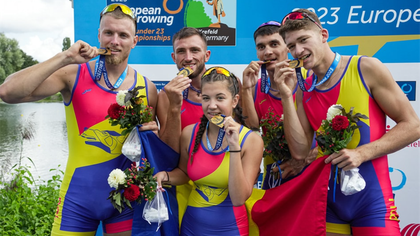 România, 8 medalii de aur şi una de argint la Europenele U23 de canotaj! Anunţul făcut de Lipă