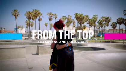 From the Top : Entre gadins et éclats de rires, Sky Brown initie le rockeur Yungblud au skateboard
