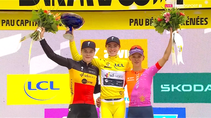 Vollering entourée de Kopecky et Niewiadoma : le podium du Tour de France Femmes