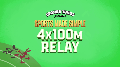 Looney Tunes presents 'Sports Made Simple' - 4x100m relay
