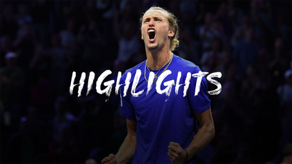 Highlights: Zverev completes thrilling comeback win over Tiafoe to keep Team Europe hopes alive