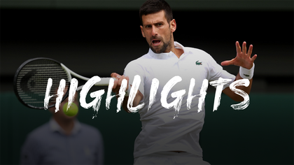 Rublev - Djokovic - Wimbledon høydepunkter