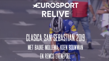 Relive | Clasica San Sebastian 2019 met Remco Evenepoel, Koen Bouwman en Bauke Mollema