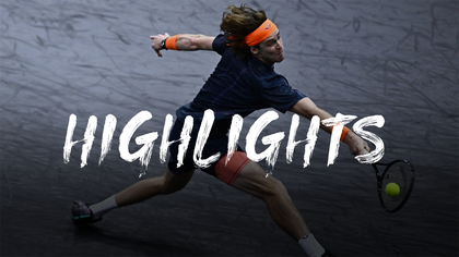 Highlights: Rublev battles back to beat De Minaur and set up Djokovic semi in Paris