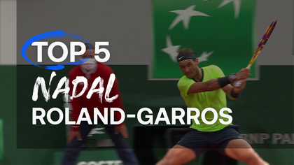 Top 5: The best shots from Nadal after falling short in 14th title pursuit