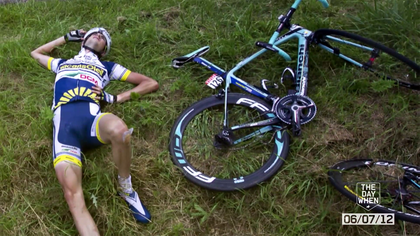 The Day When | Wout Poels crasht tijdens Tour de France