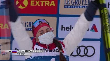 Tour de Ski: Yulia Stupak se impone en 10 kilómetros persecución