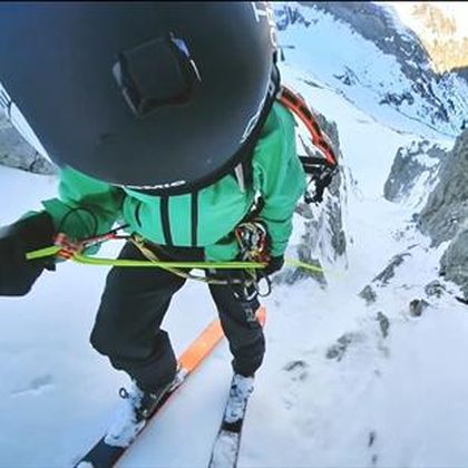 El impresionante descenso de Aymar Navarro: ¡500 metros de desnivel!