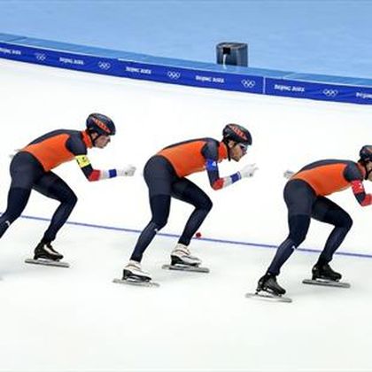 Beijing 2022 | Nederlandse mannen plaatsen zich als vierde voor halve finale ploegenachtervolging