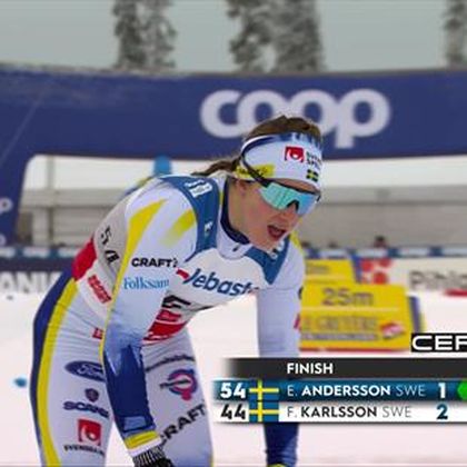Ebba Andersson, victorie clară în proba de 10 km clasic de la Ruka, în Cupa Mondială de schi fond