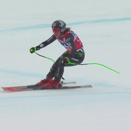 Curtoni y Goggia, doblete italiano en el descenso de Saint-Moritz