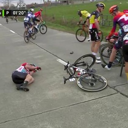 El peligro oculto para los ciclistas en las carreteras belgas que provocó el KO de Campenaerts