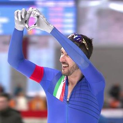 Ghiotto vola nei 5000m a Inzell: rivivi il suo record della pista
