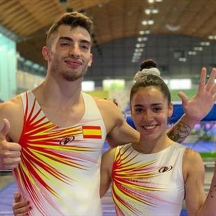 España debutará en gimnasia en trampolín en París 2024 con Noemí Romero y David Vega