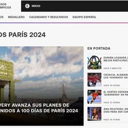 Eurosport presenta su nueva portada olímpica con motivo de los 100 días para París 2024