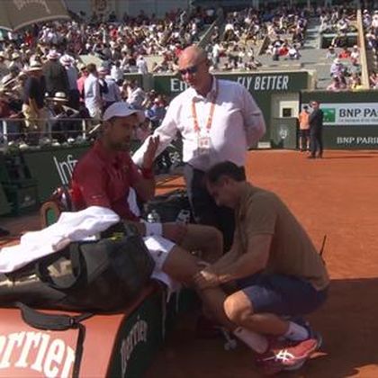 Djokovic contro il supervisor: "Se ho male al ginocchio è colpa vostra"