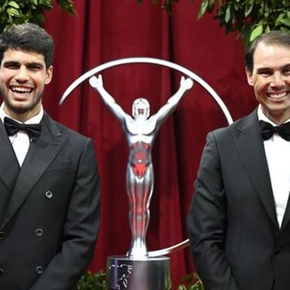 Un saludo que rebosa grandeza: el momento que ya es viral entre Nadal y Alcaraz en los Laureus