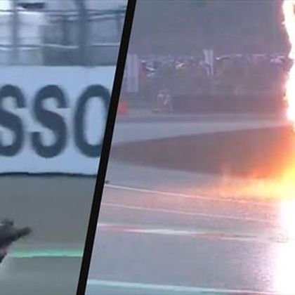 Wilde MotoGP-Szenen: Márquez fliegt böse ab - Blitz schlägt in Strecke ein