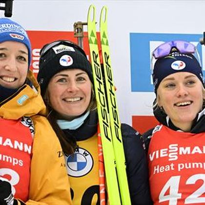 Braisaz-Bouchet makes it four wins on the bounce with sprint success at Oberhof